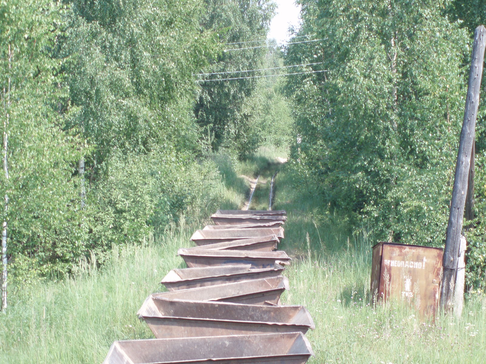 Узкоколейная железная дорога Тумского кирпичного завода - фотографии, сделанные в 2006 году (часть 2)