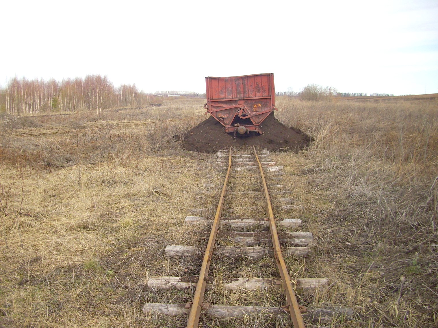 Узкоколейная  железная дорога Ронгинского торфопредприятия   —  фотографии, сделанные в 2011 году (часть 7)