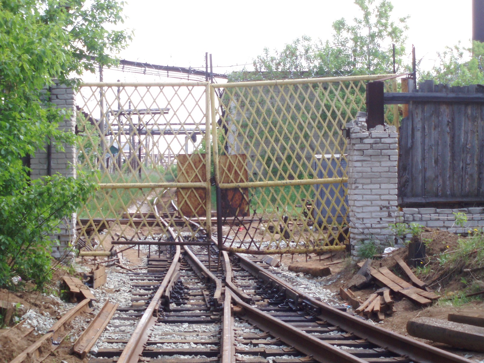 Узкоколейная железная дорога завода «Капролактам»  — фотографии, сделанные в 2007 году (часть 2)