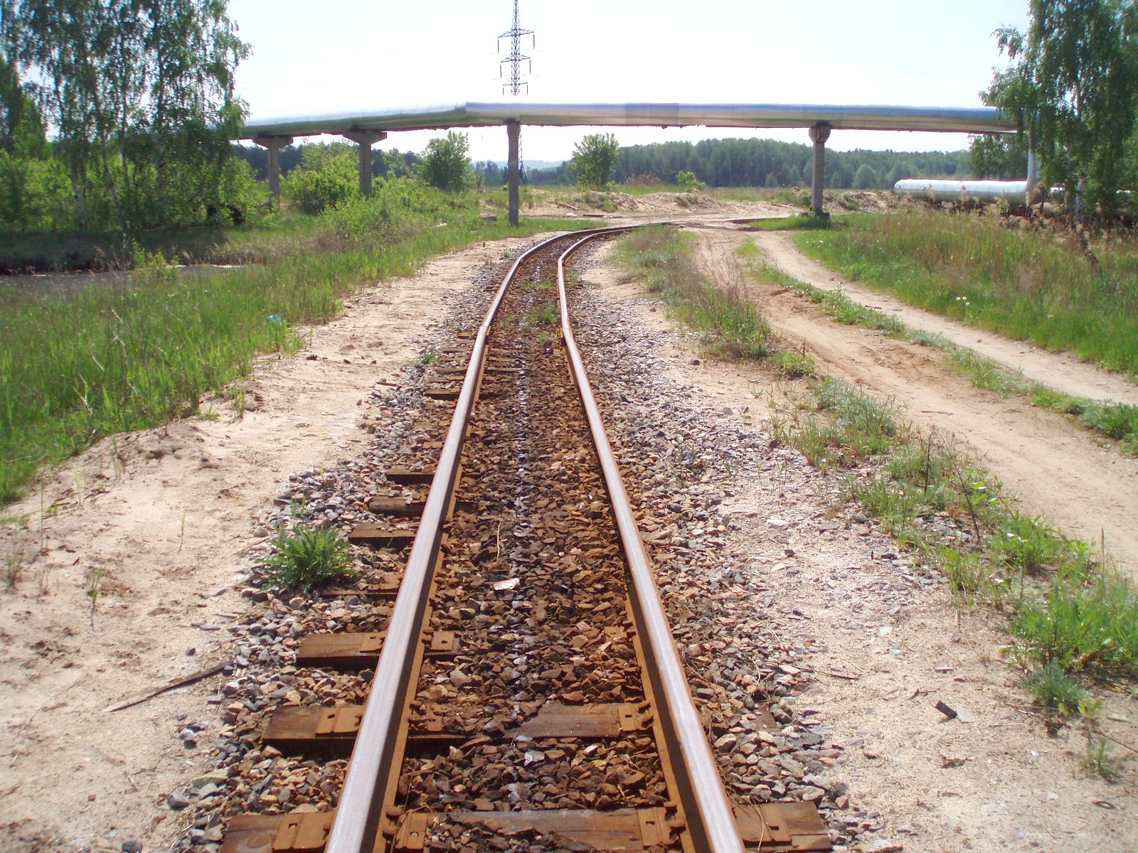 Узкоколейная железная дорога завода «Капролактам»  — фотографии, сделанные в 2007 году (часть 5)