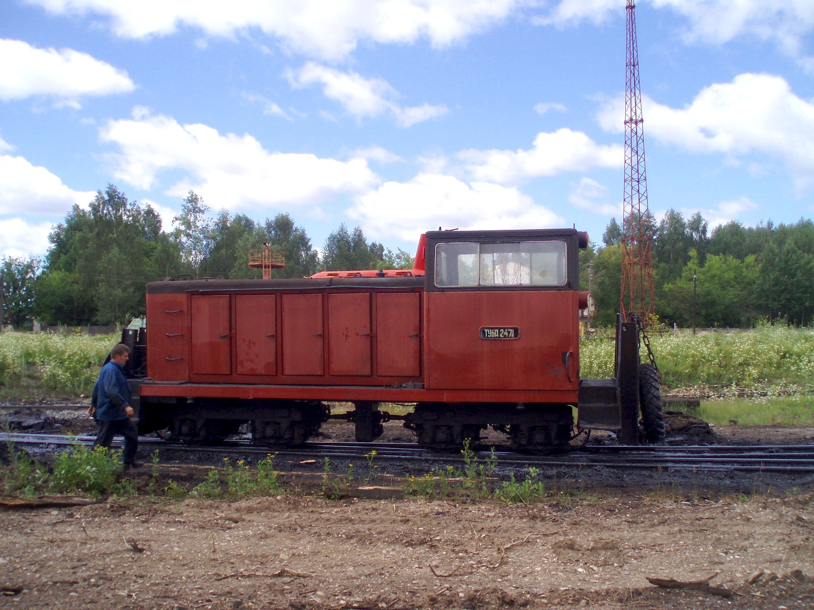 Узкоколейная железная дорога Каликинского шпалопропиточного завода — фотографии, сделанные в 2007 году (часть 3)