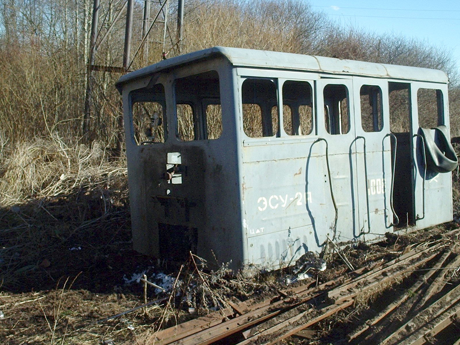 Узкоколейная железная дорога Мокеиха-Зыбинского торфопредприятия — фотографии, сделанные в 2006 году (часть 19)
