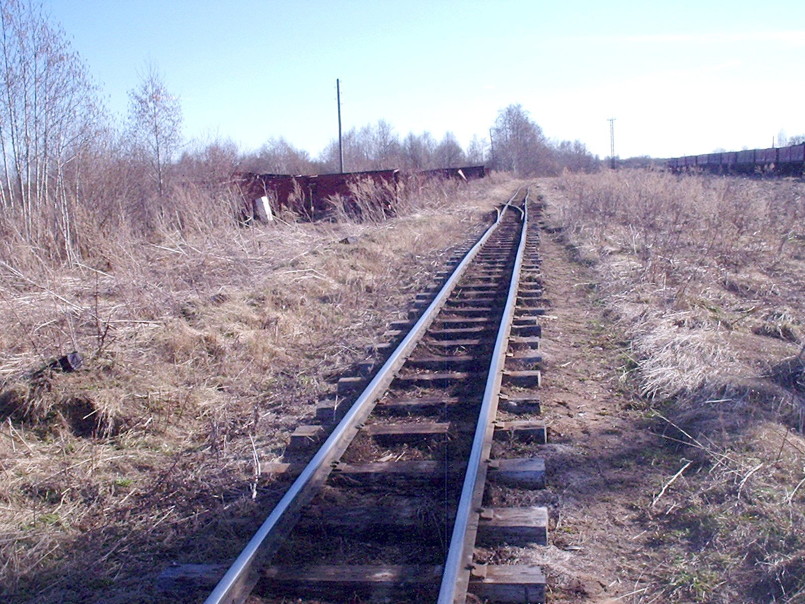 Узкоколейная железная дорога Мокеиха-Зыбинского торфопредприятия — фотографии, сделанные в 2006 году (часть 21)