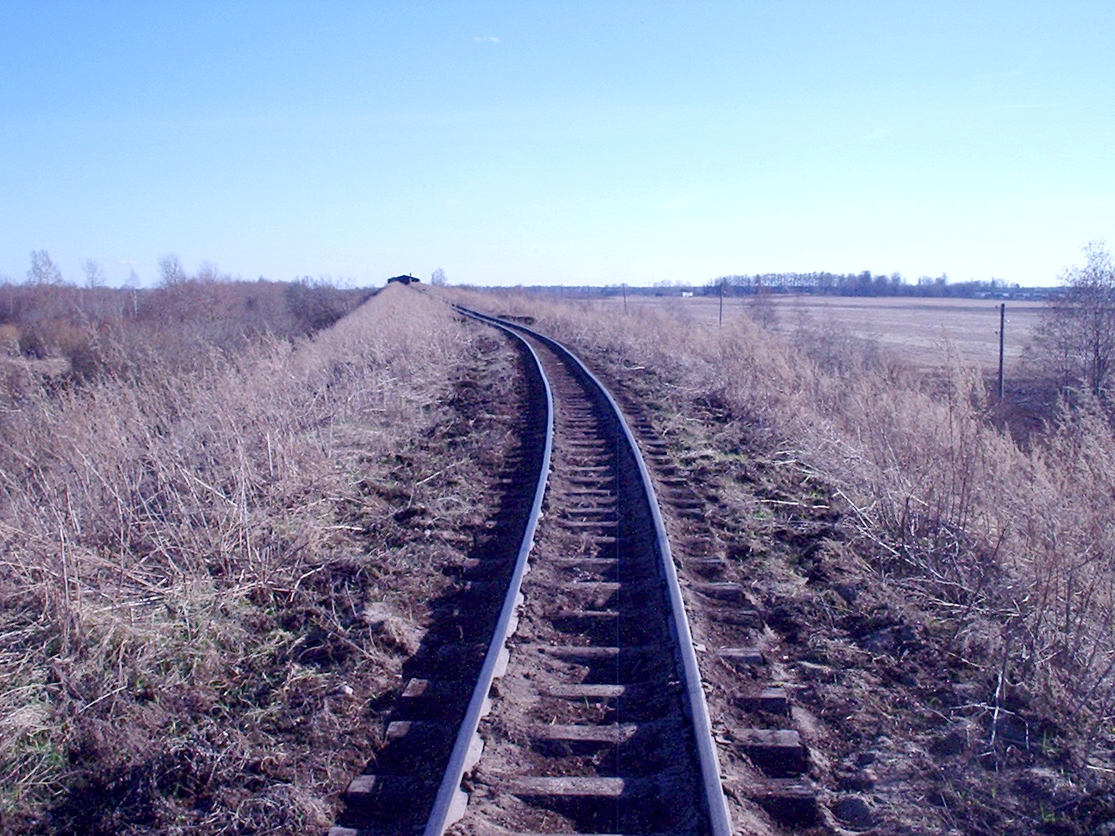 Узкоколейная железная дорога Мокеиха-Зыбинского торфопредприятия — фотографии, сделанные в 2006 году (часть 22)
