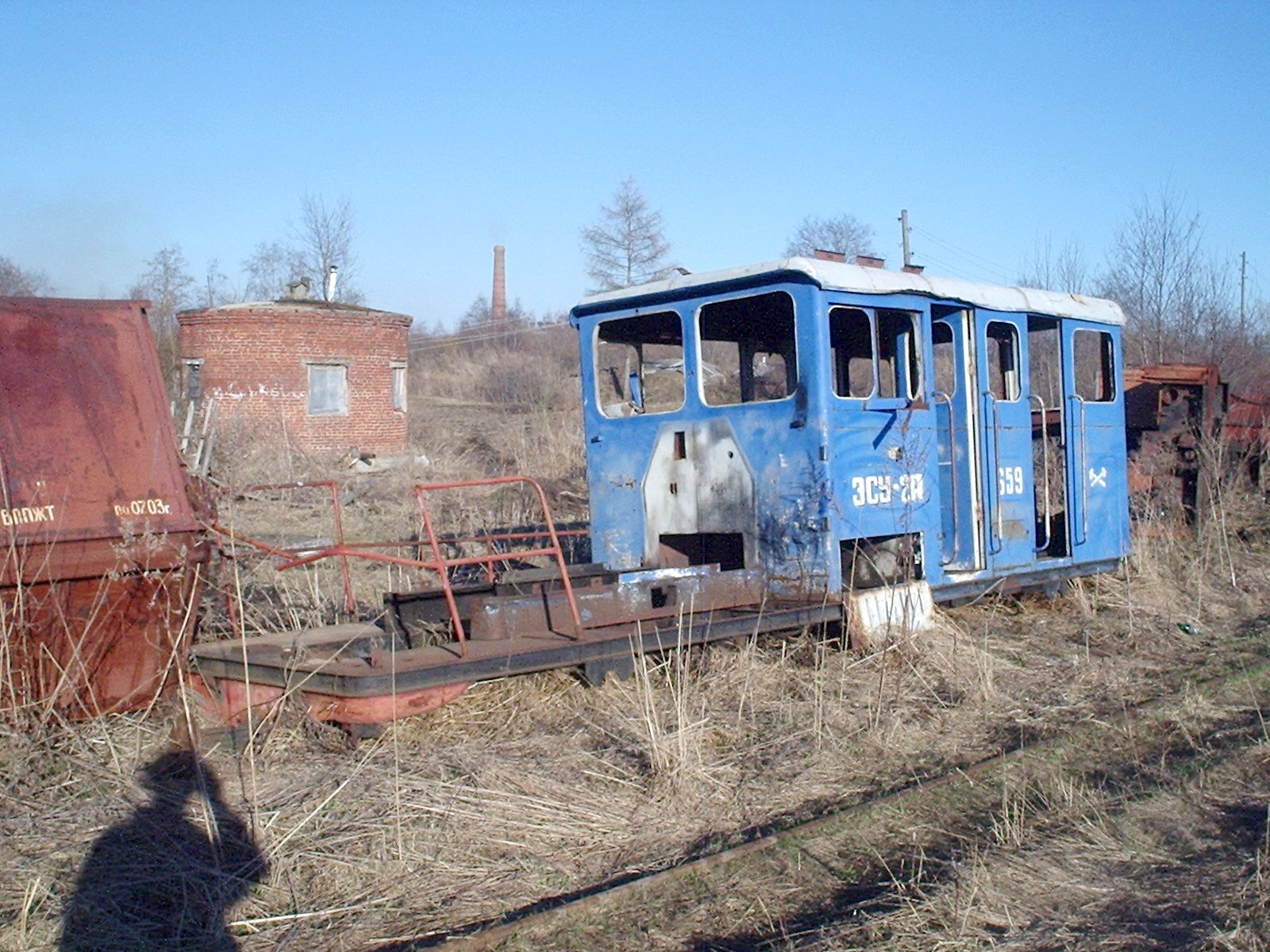 Узкоколейная железная дорога Мокеиха-Зыбинского торфопредприятия — фотографии, сделанные в 2006 году (часть 24)