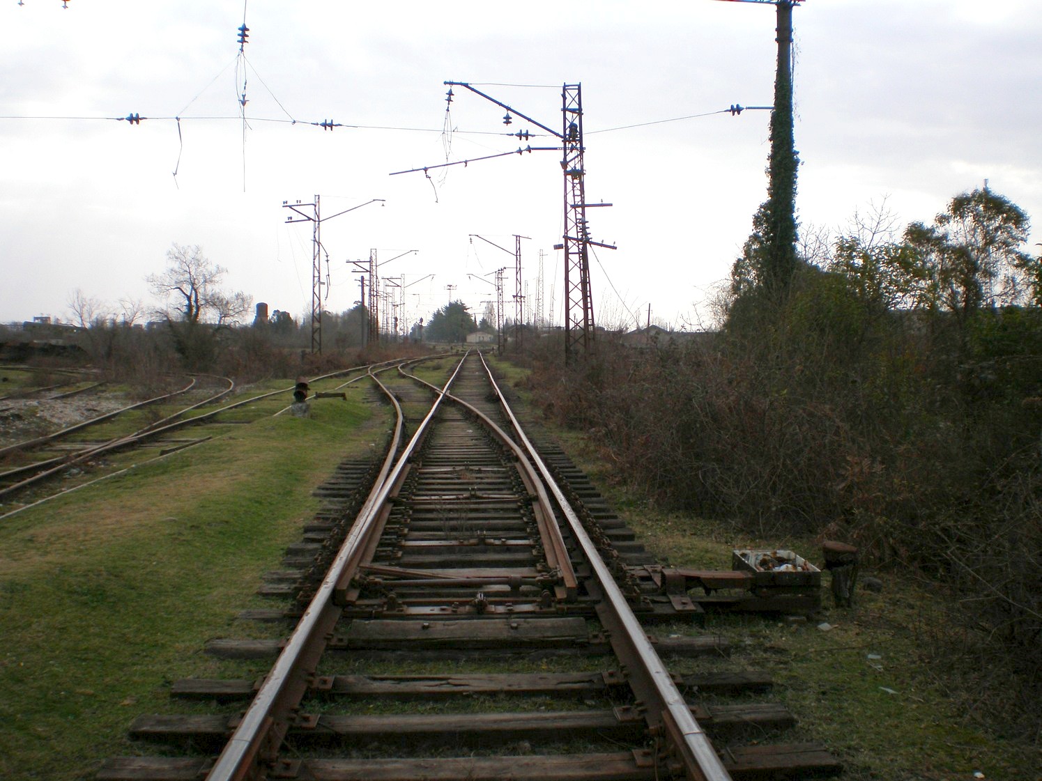 Абхазская железная дорога — фотографии, сделанные в 2008 году (часть 15)