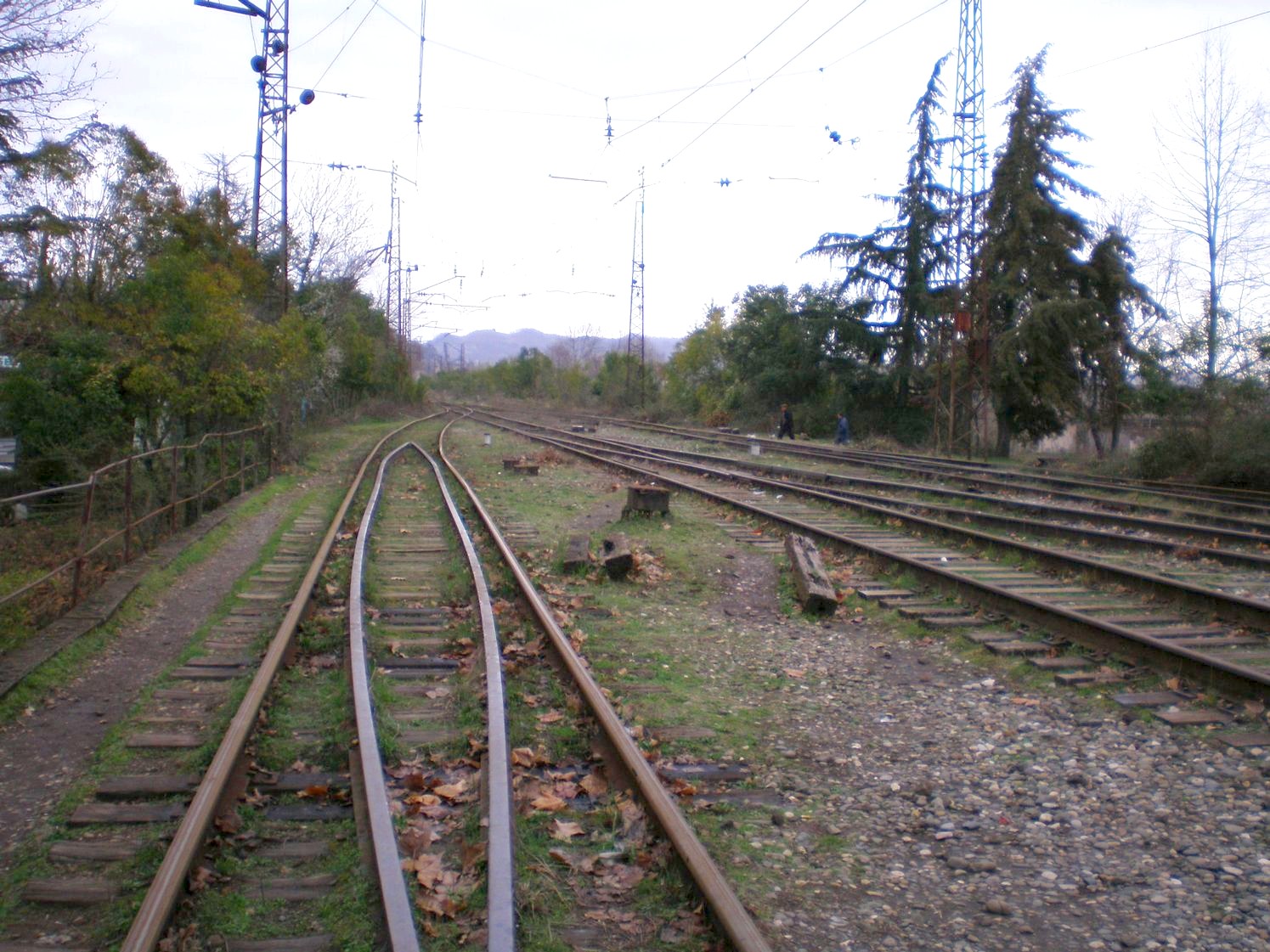 Абхазская железная дорога — фотографии, сделанные в 2008 году (часть 21)