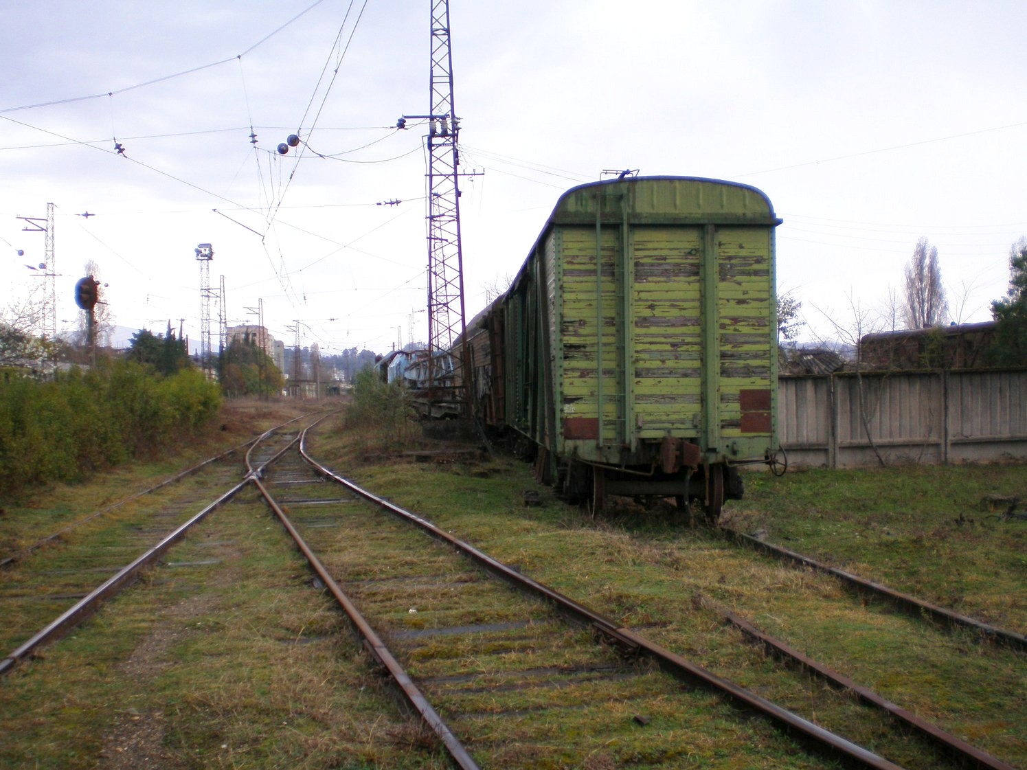 Абхазская железная дорога — фотографии, сделанные в 2008 году (часть 23)