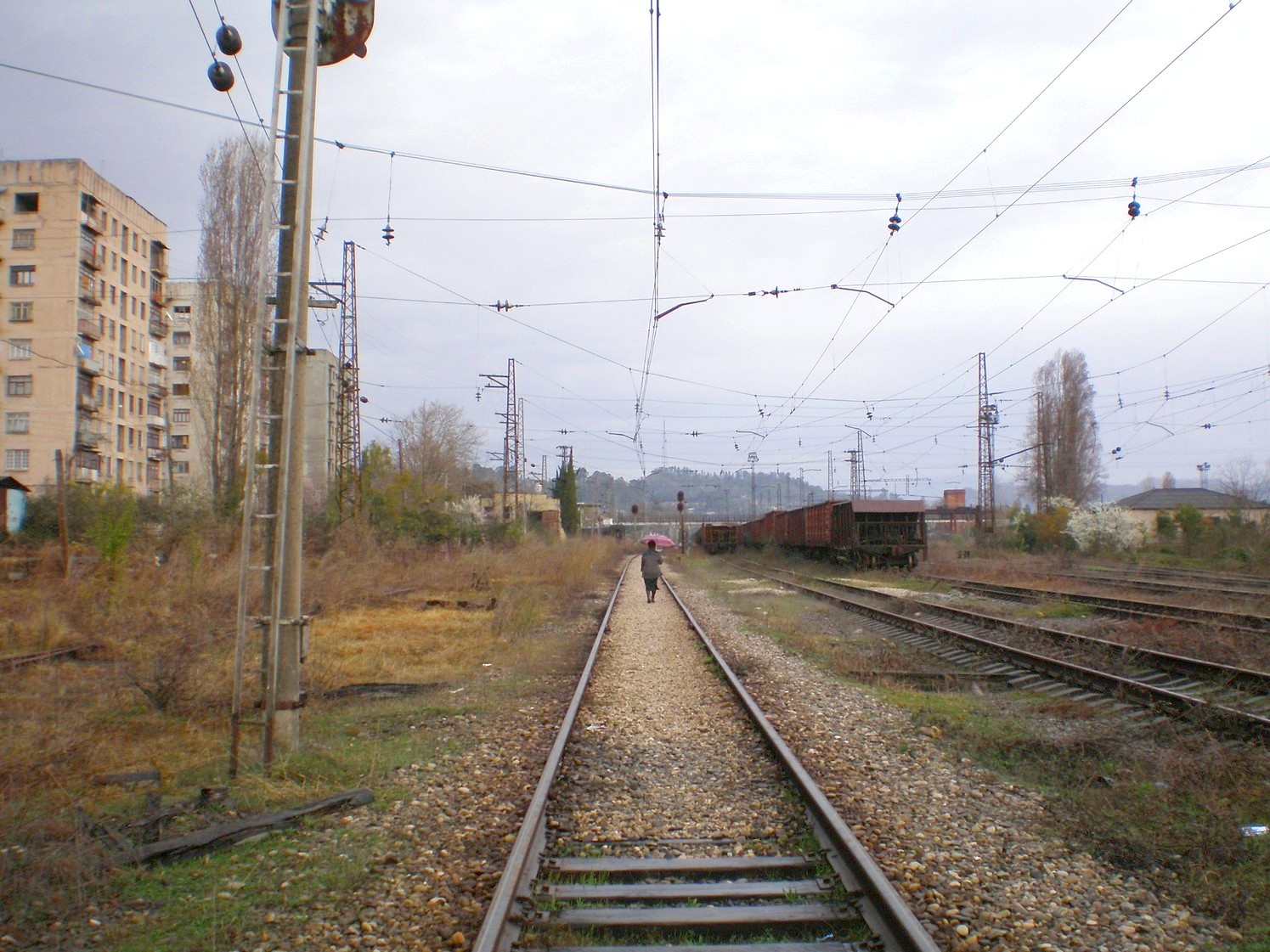 Абхазская железная дорога — фотографии, сделанные в 2008 году (часть 27)