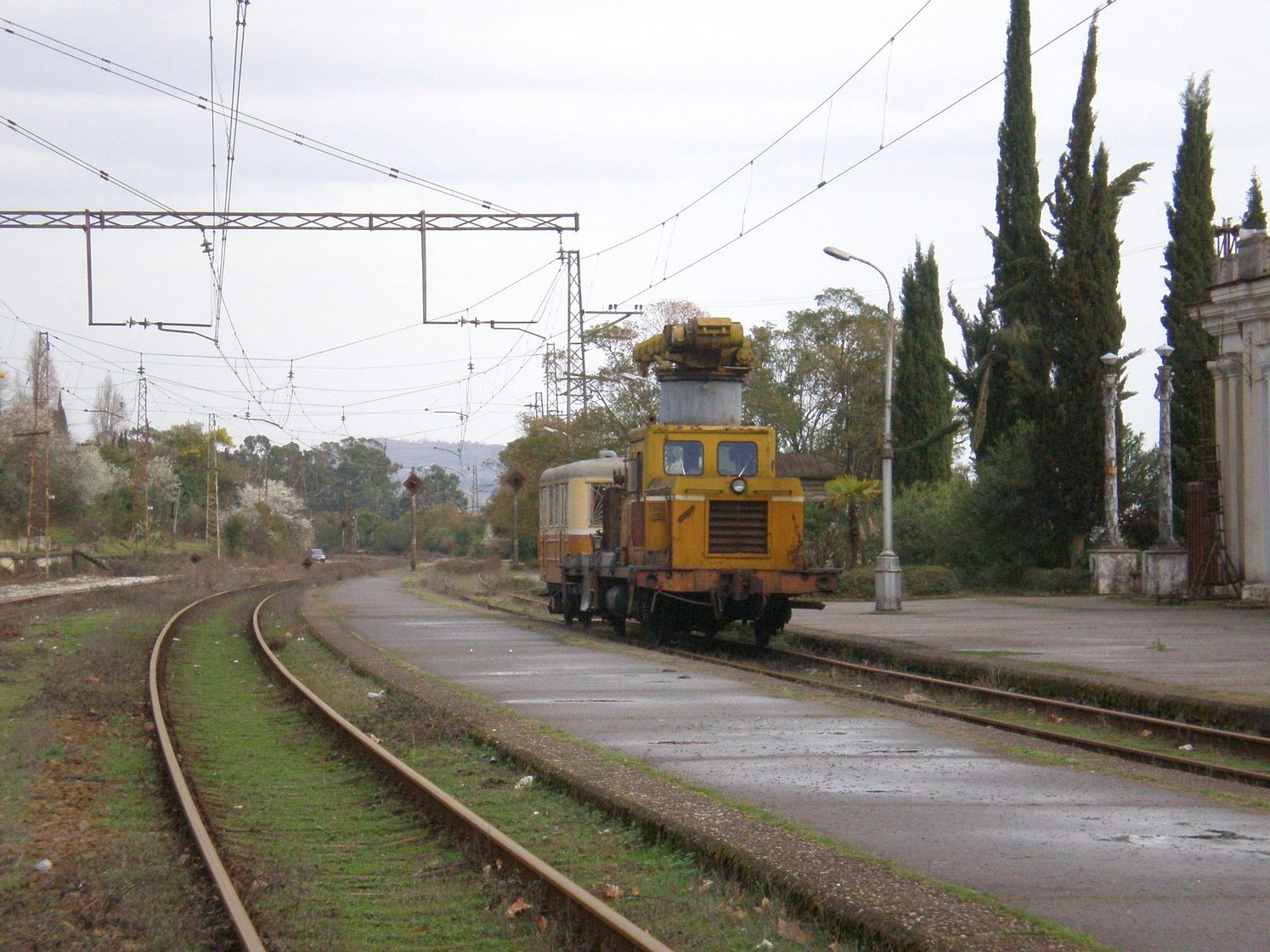 Абхазская железная дорога — фотографии, сделанные в 2008 году (часть 28)