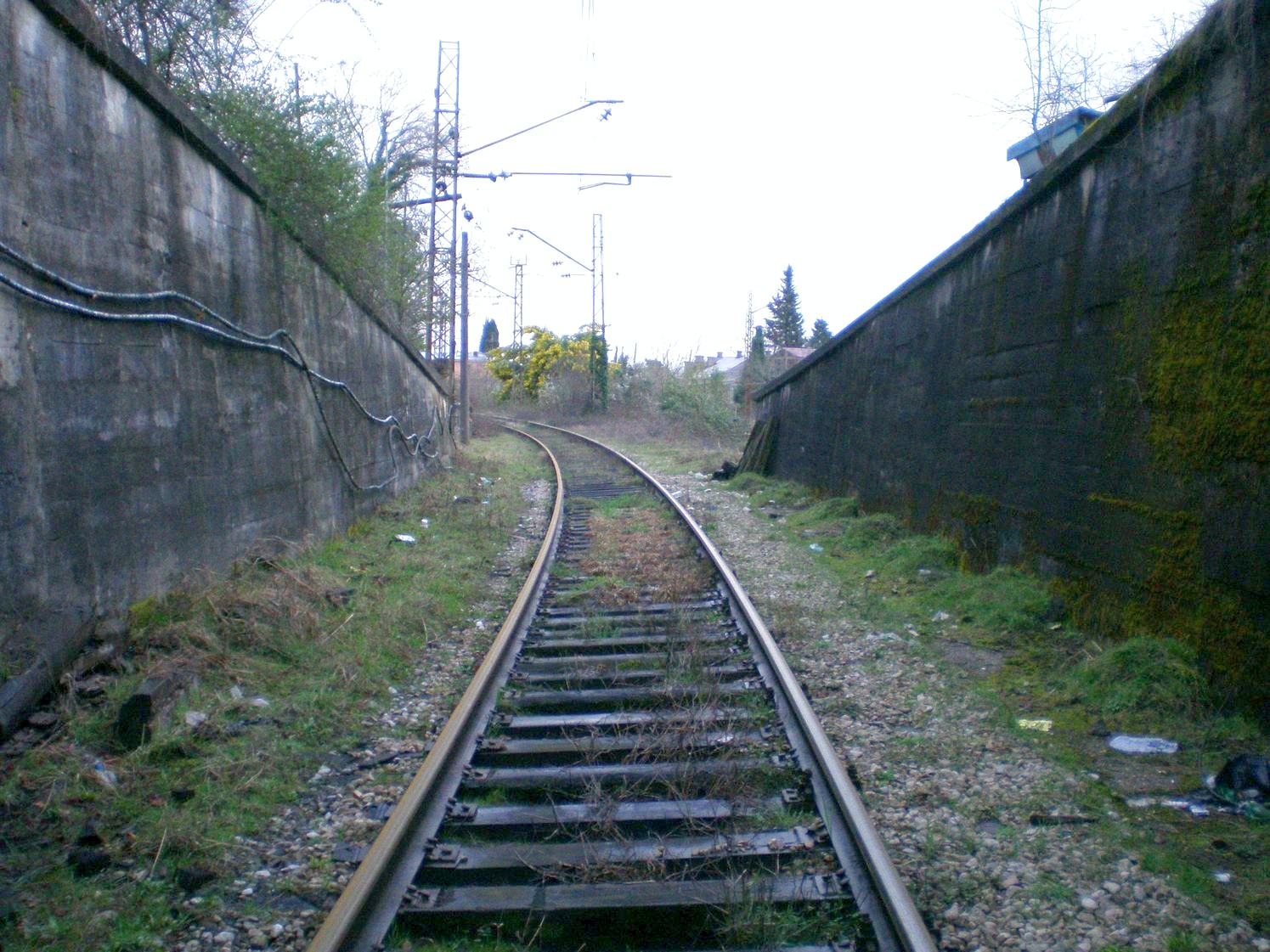 Абхазская железная дорога — фотографии, сделанные в 2008 году (часть 29)