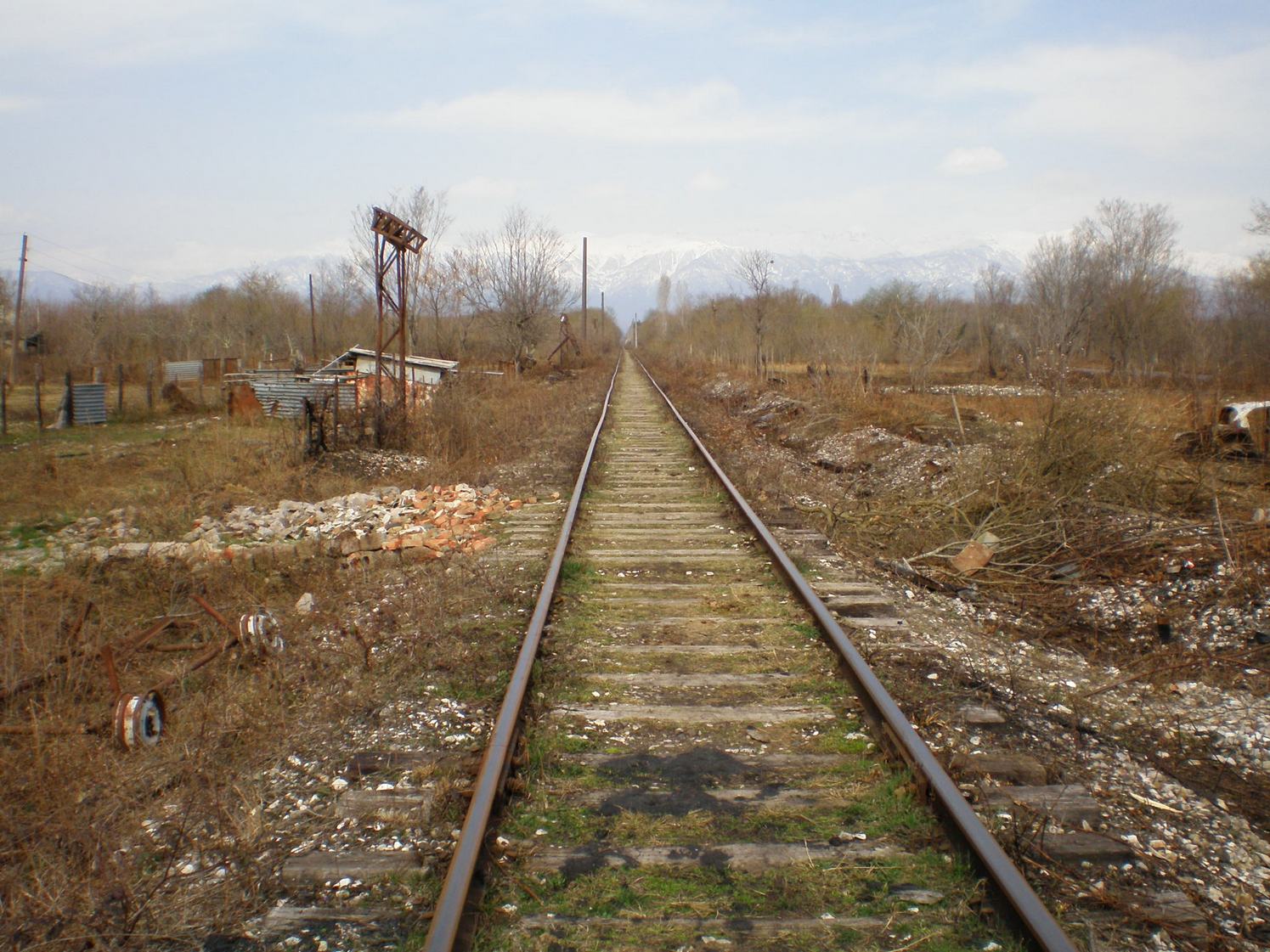 Абхазская железная дорога — фотографии, сделанные в 2008 году (часть 5)