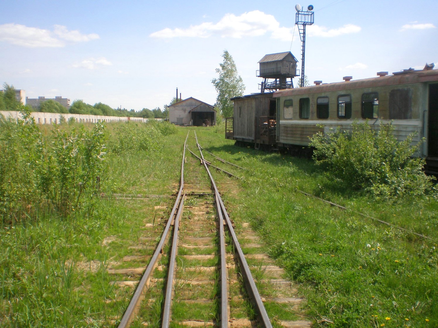 Узкоколейная железная дорога Гусевского предприятия промышленного железнодорожного транспорта — фотографии, сделанные в 2009 году (часть 6)