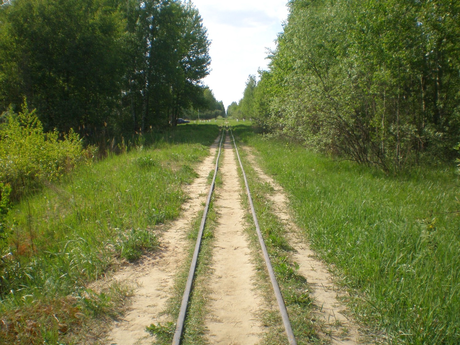 Узкоколейная железная дорога Гусевского предприятия промышленного железнодорожного транспорта — фотографии, сделанные в 2009 году (часть 15)