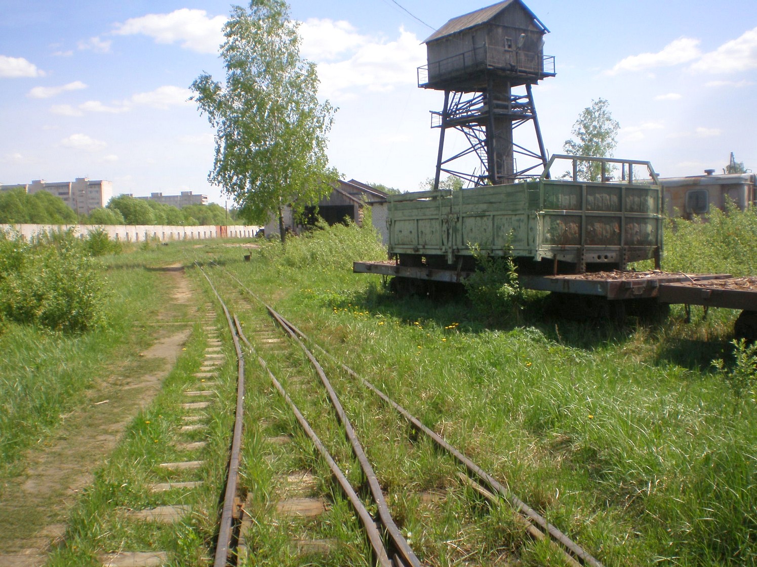Узкоколейная железная дорога Гусевского предприятия промышленного железнодорожного транспорта — фотографии, сделанные в 2009 году (часть 4)
