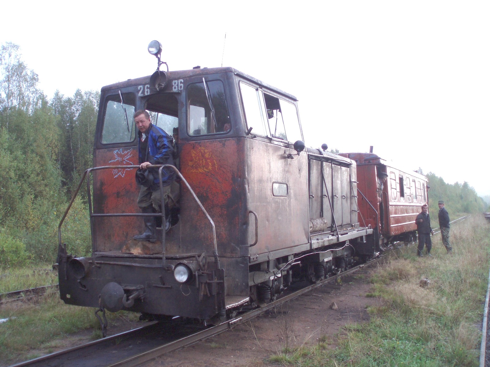 Октябрьская узкоколейная железная дорога - фотографии (часть 2)