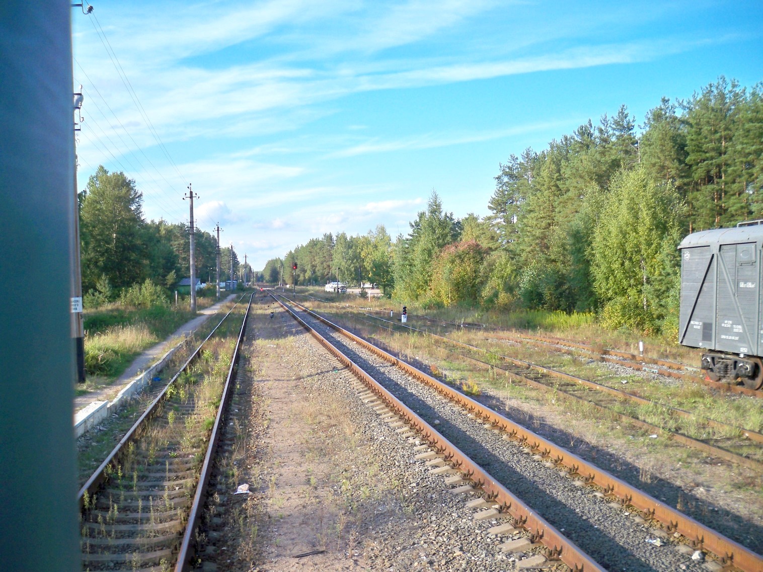 Железнодорожная линия Окуловка  — Неболчи
  —  фотографии, сделанные в 2013 году (часть 8)