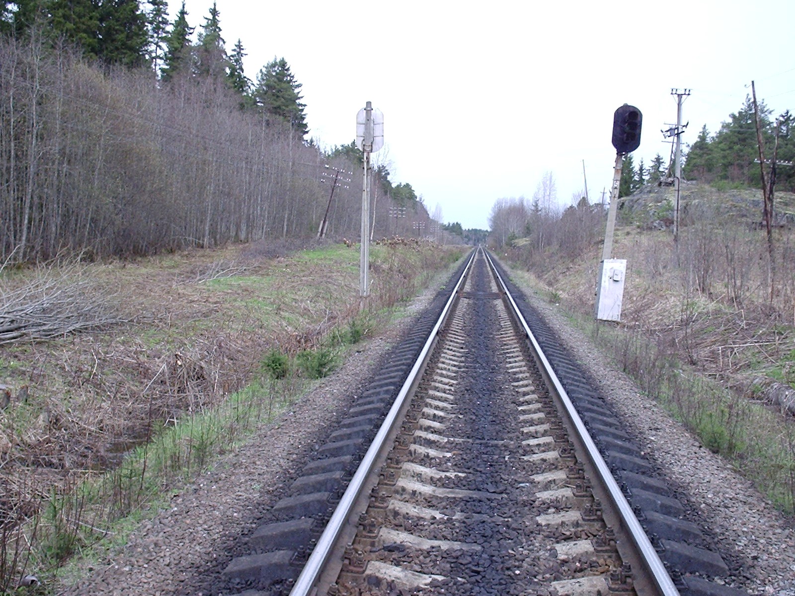 Железнодорожная линия Пискарёвка — Хиитола  — фотографии, сделанные в 2005 году (часть 2)