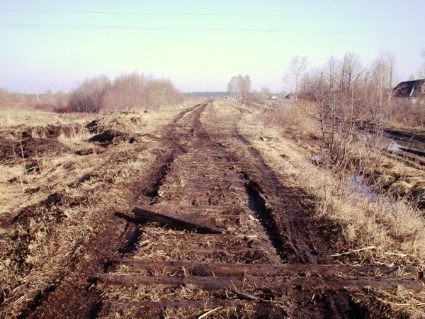 Узкоколейная железная дорога Рыбинского торфопредприятия