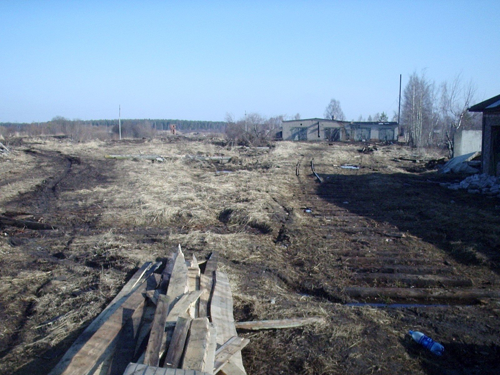 Узкоколейная железная дорога Рыбинского торфопредприятия -  фотографии, сделанные в 2006 году (часть 2)