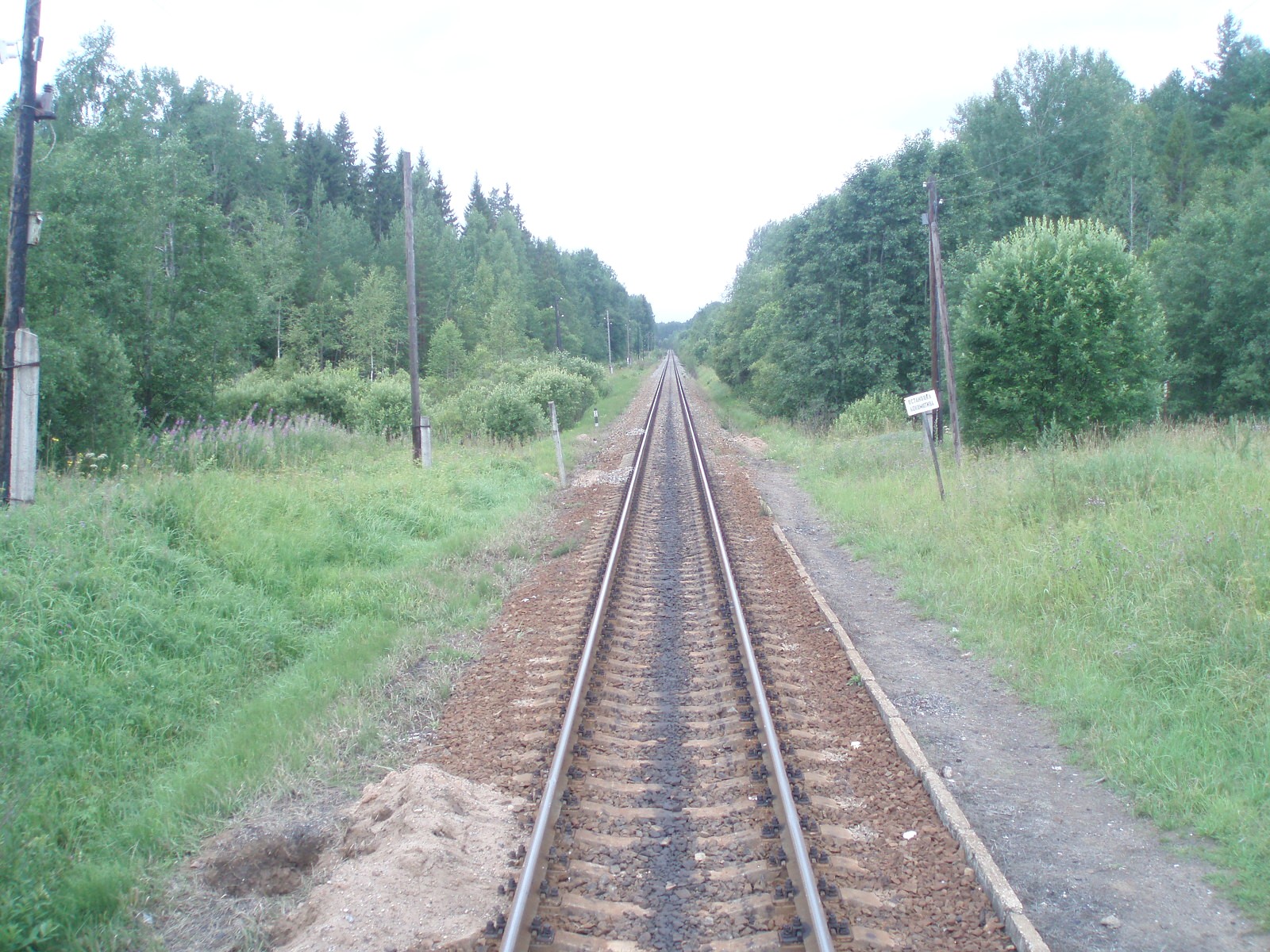 Железнодорожная линия Угловка — Боровичи —  фотографии, сделанные в 2006 году