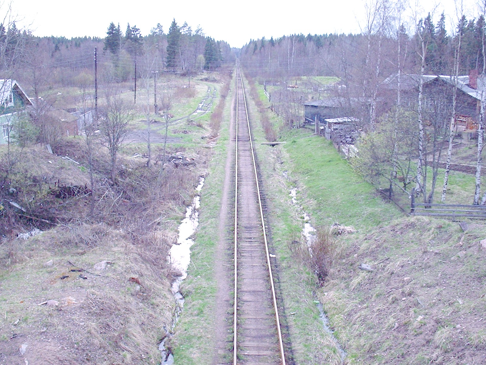 Железнодорожная линия Выборг  — Вещево  — Сосново  — фотографии, сделанные в 2005 году (часть 1)