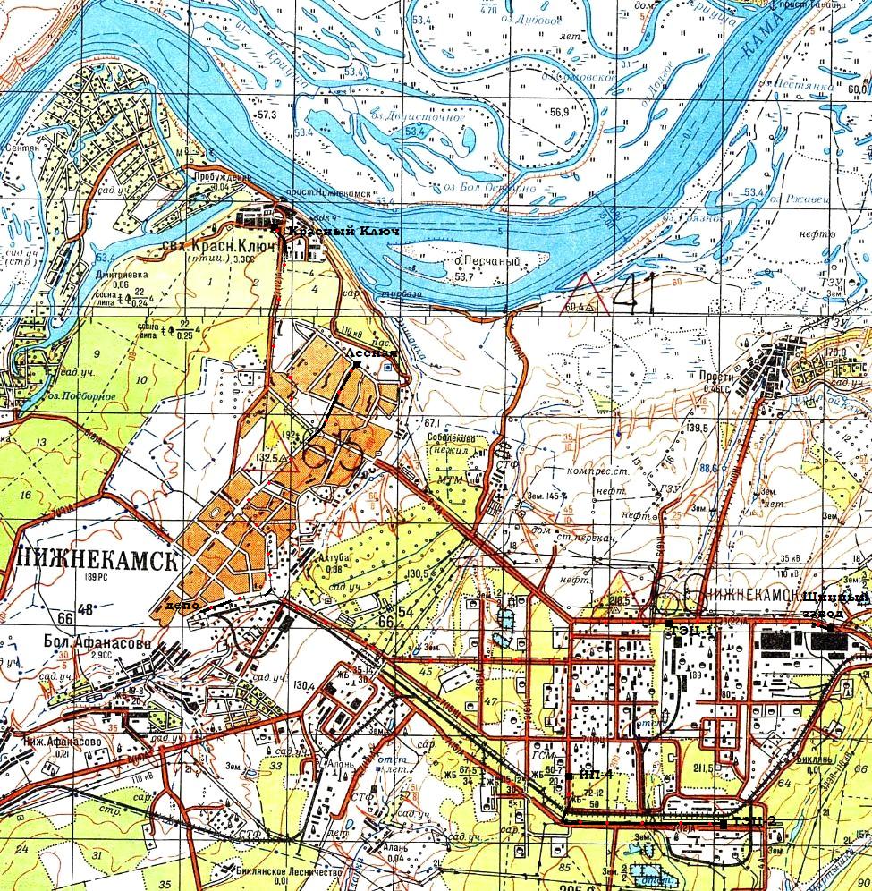 Нижнекамский трамвай
   —   схемы и топографические карты