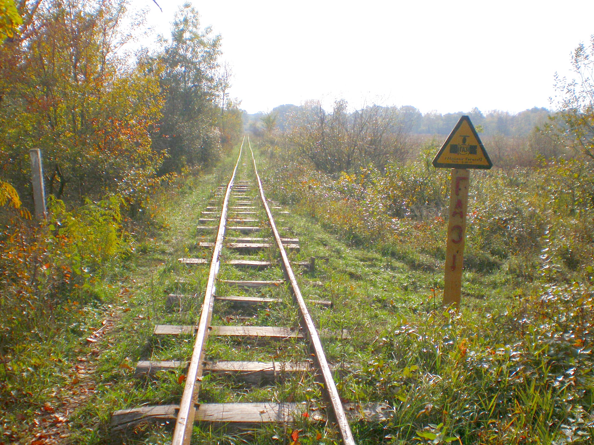 Апшеронская узкоколейная  железная дорога  —  фотографии, сделанные в 2007 году (часть 12)
