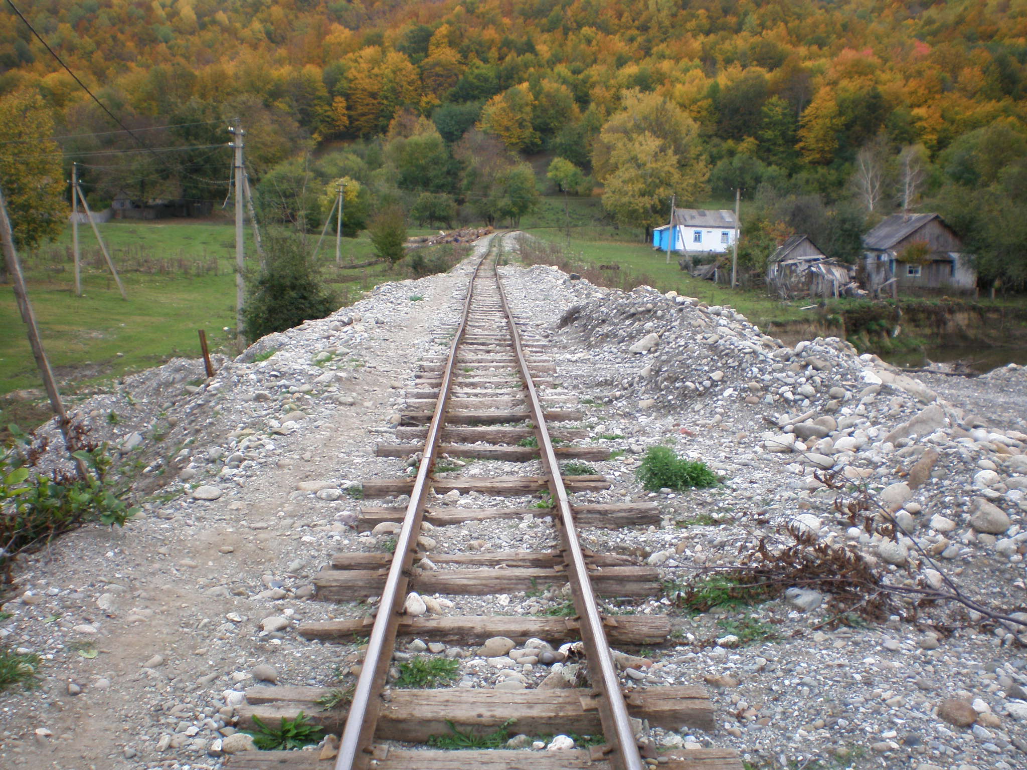 Апшеронская узкоколейная  железная дорога  —  фотографии, сделанные в 2007 году (часть 49)