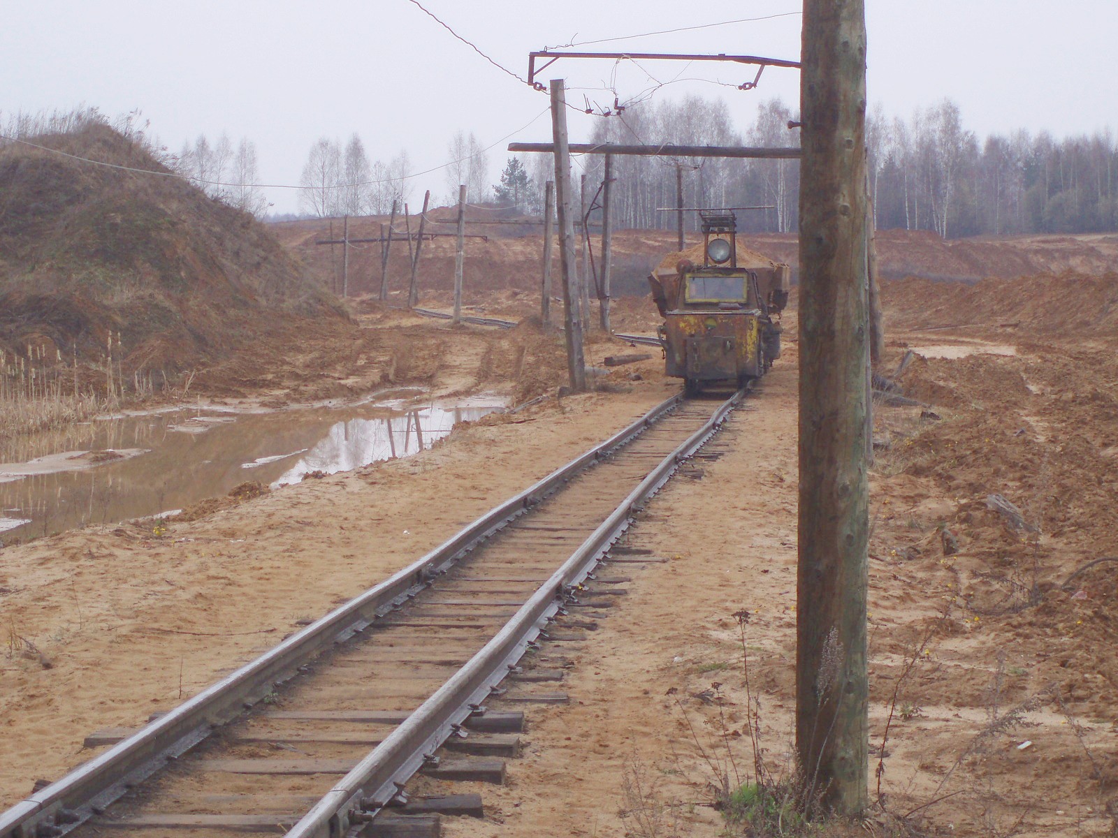 Узкоколейная  железная дорога Ивановского силикатного завода  —  фотографии, сделанные в 2007 году (часть 6)