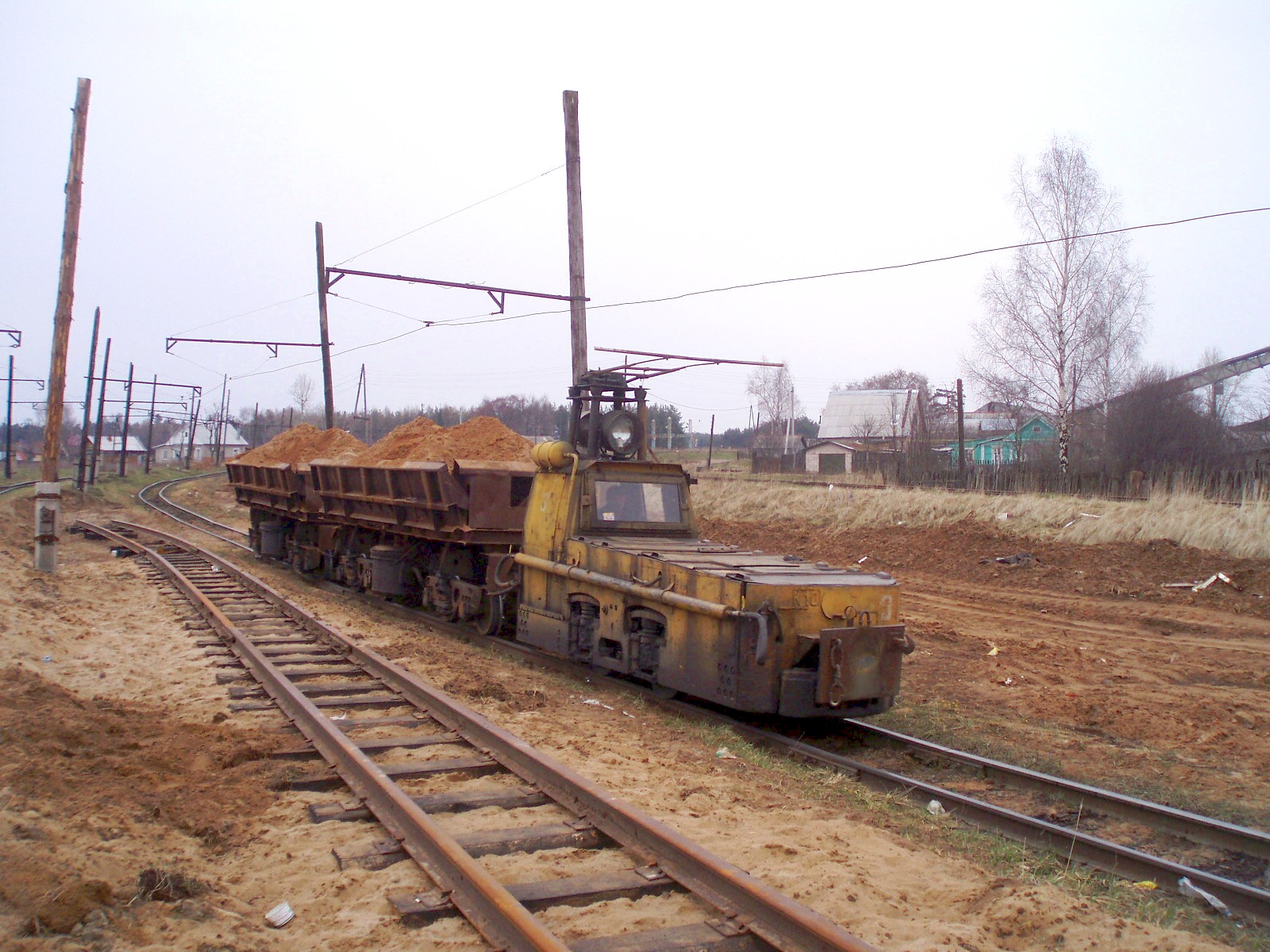 Узкоколейная  железная дорога Ивановского силикатного завода  —  фотографии, сделанные в 2007 году (часть 9)