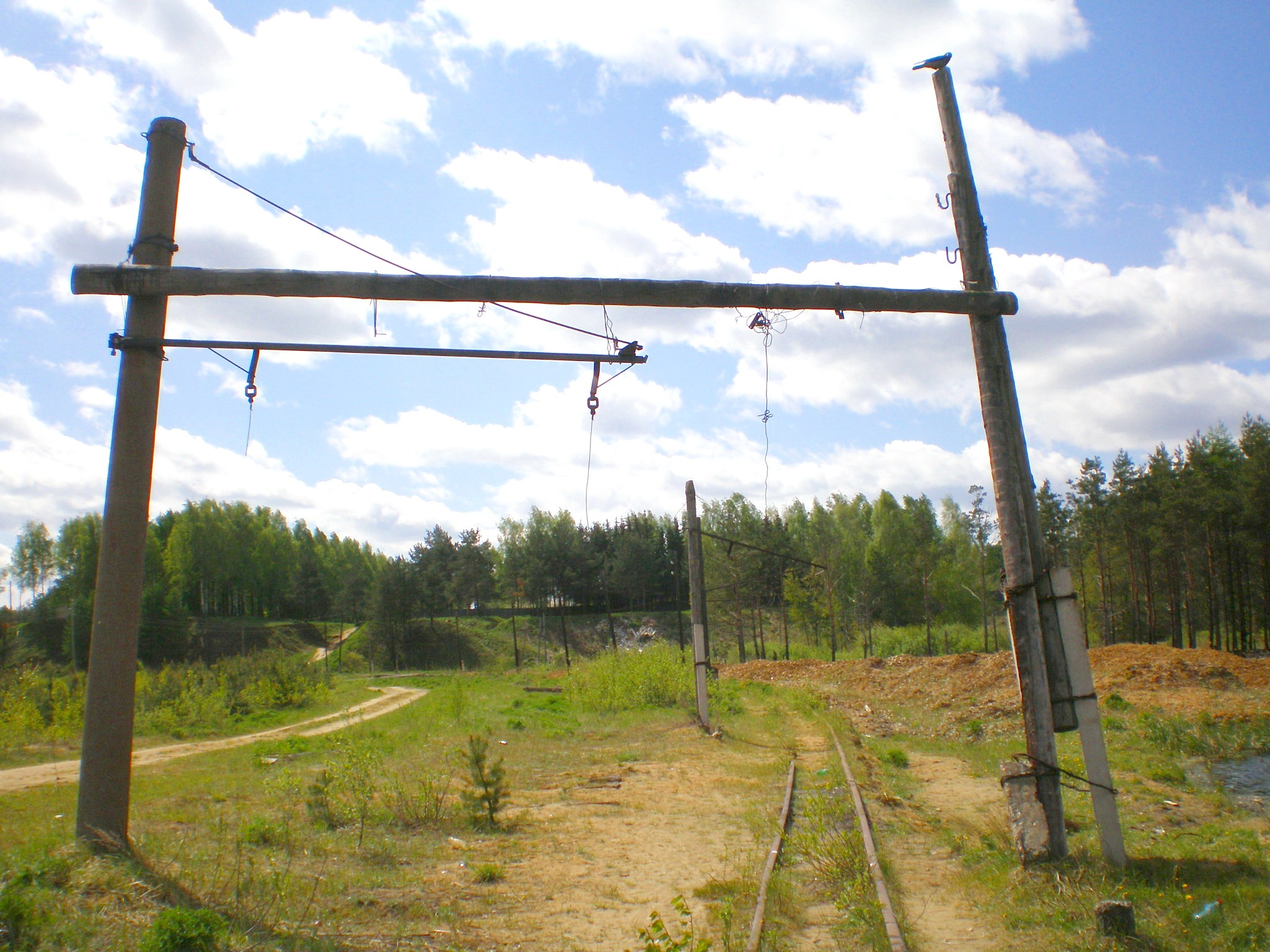 Узкоколейная  железная дорога Ивановского силикатного завода  —  фотографии, сделанные в 2008 году (часть 2)