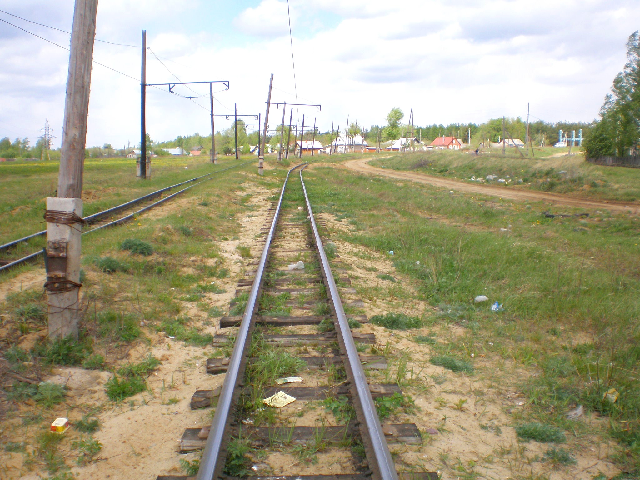 Узкоколейная  железная дорога Ивановского силикатного завода  —  фотографии, сделанные в 2008 году (часть 4)