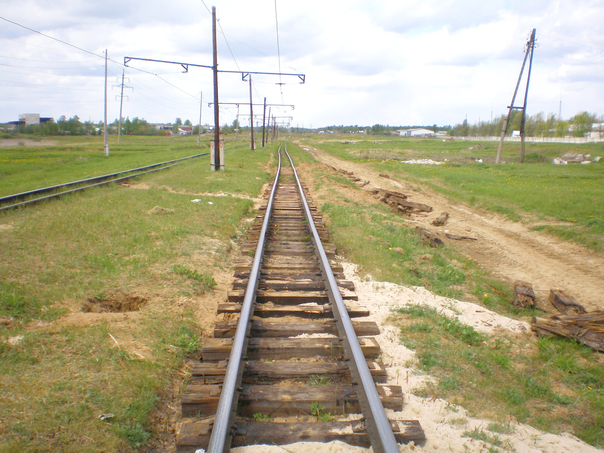 Узкоколейная  железная дорога Ивановского силикатного завода  —  фотографии, сделанные в 2008 году (часть 5)