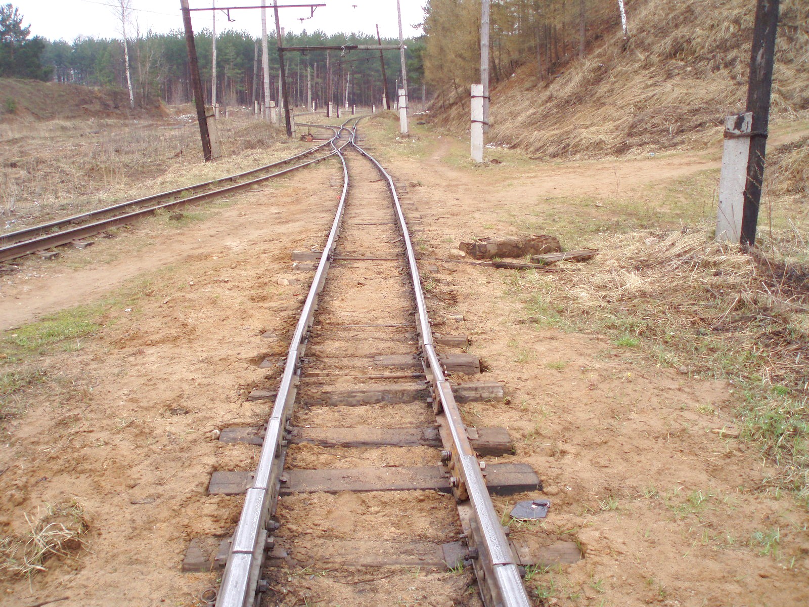 Узкоколейная  железная дорога Ивановского силикатного завода  —  фотографии, сделанные в 2007 году (часть 11)