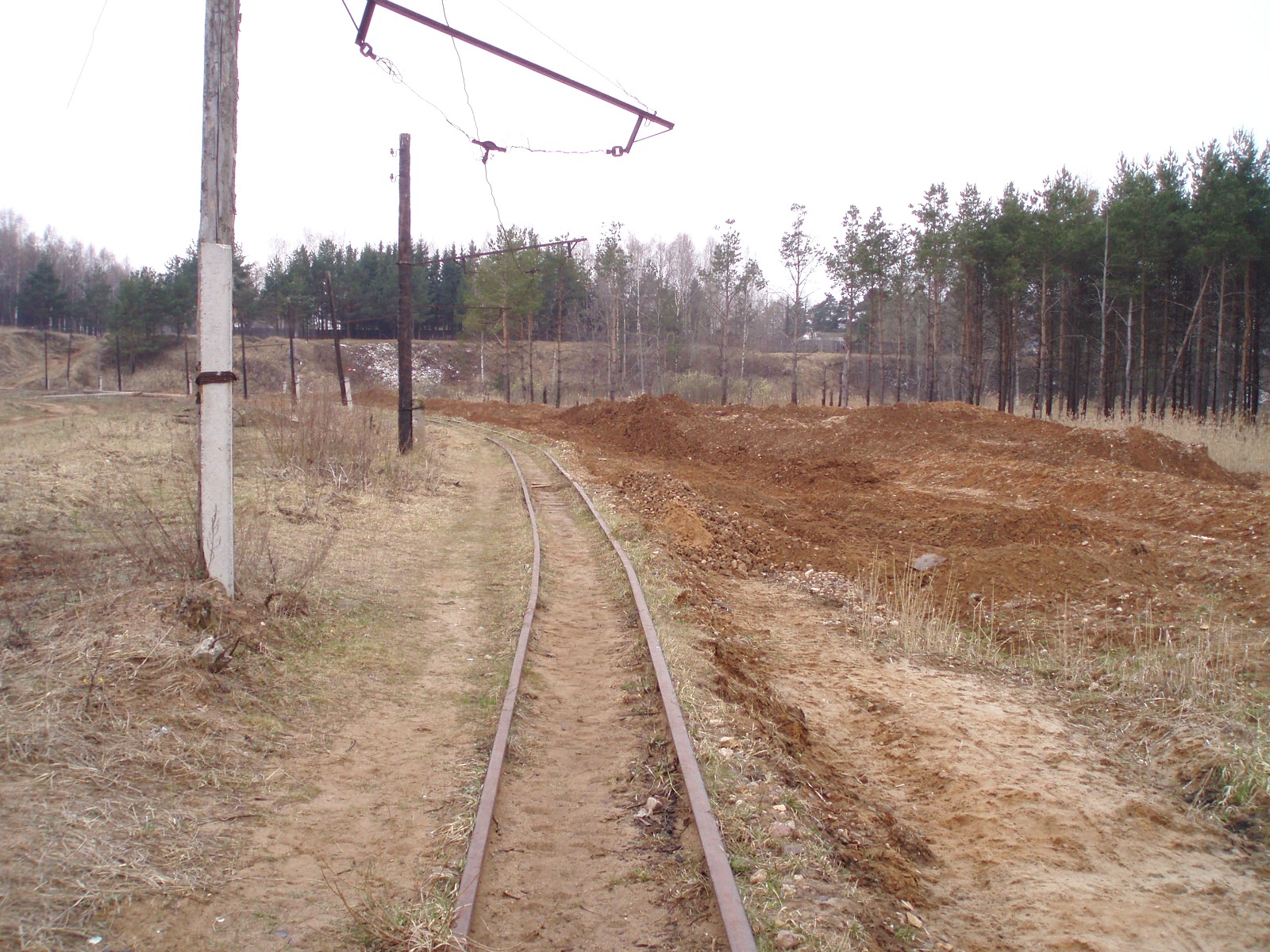 Узкоколейная  железная дорога Ивановского силикатного завода  —  фотографии, сделанные в 2007 году (часть 12)