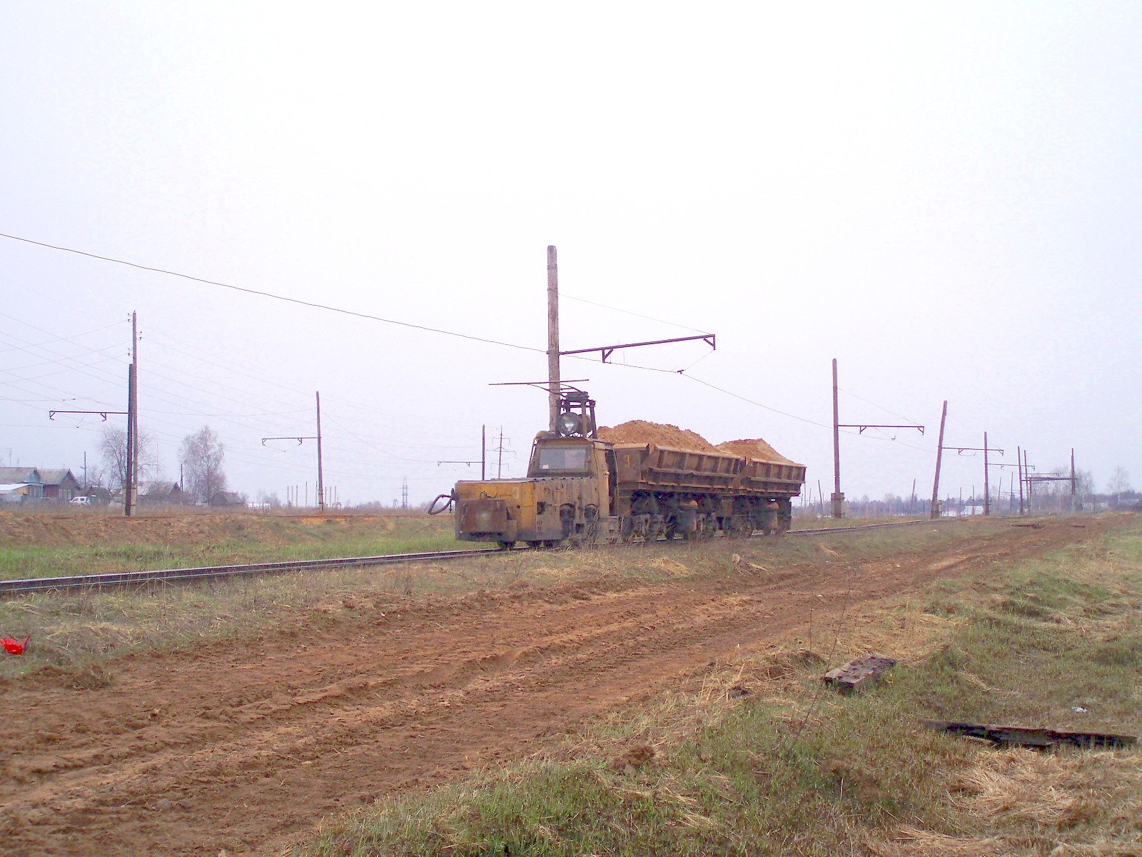 Узкоколейная  железная дорога Ивановского силикатного завода  —  фотографии, сделанные в 2007 году (часть 15)