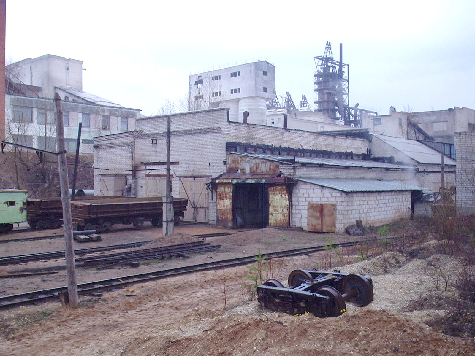 Узкоколейная железная дорога  Ивановского силикатного завода - фотографии, сделанные в 2007 году (часть 1)