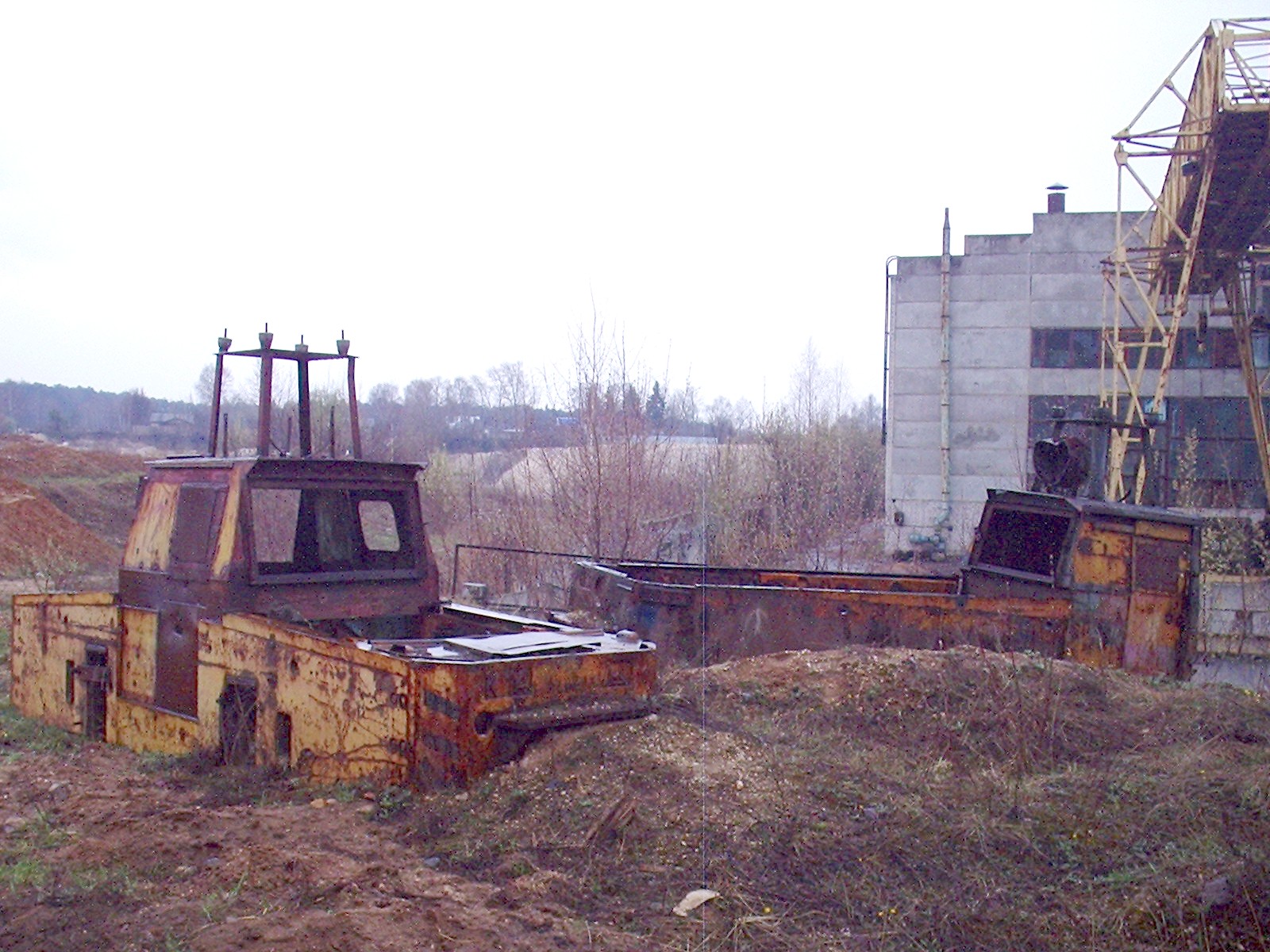 Узкоколейная  железная дорога Ивановского силикатного завода  —  фотографии, сделанные в 2007 году (часть 3)