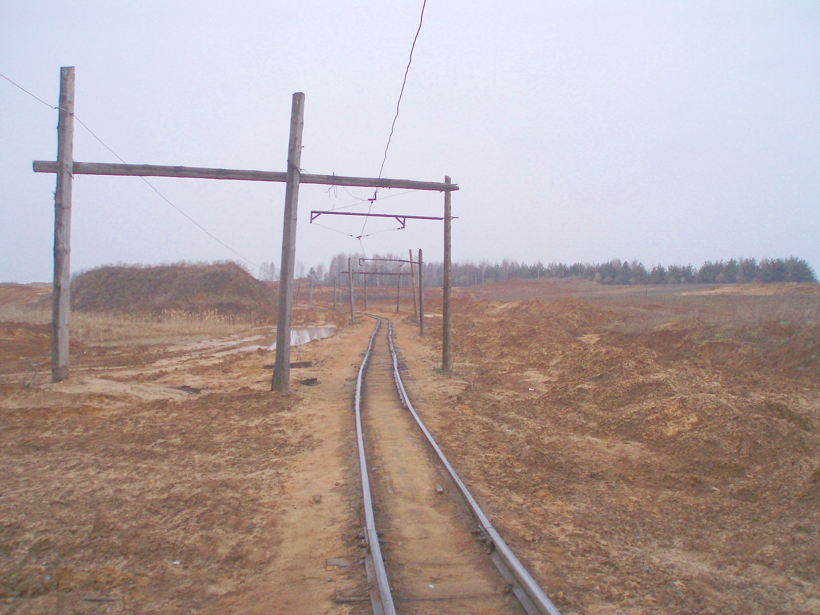 Узкоколейная  железная дорога Ивановского силикатного завода  —  фотографии, сделанные в 2007 году (часть 5)