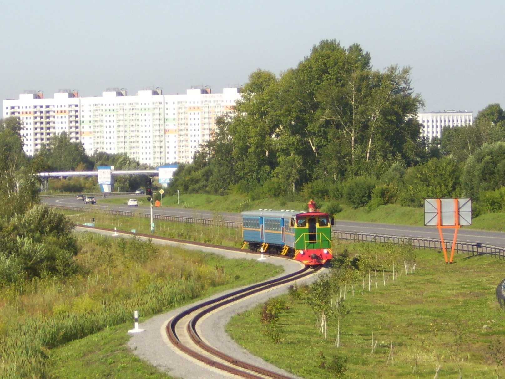 Кемеровская детская железная дорога  —  фотографии, сделанные в 2009 году (часть 1)