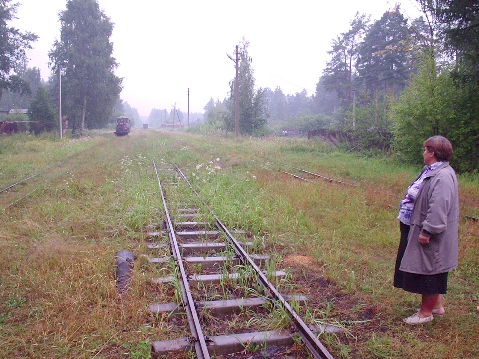 Узкоколейная железная дорога торфопредприятия «Ларьян»  - фотографии, сделанные в 2006 году (часть 1)