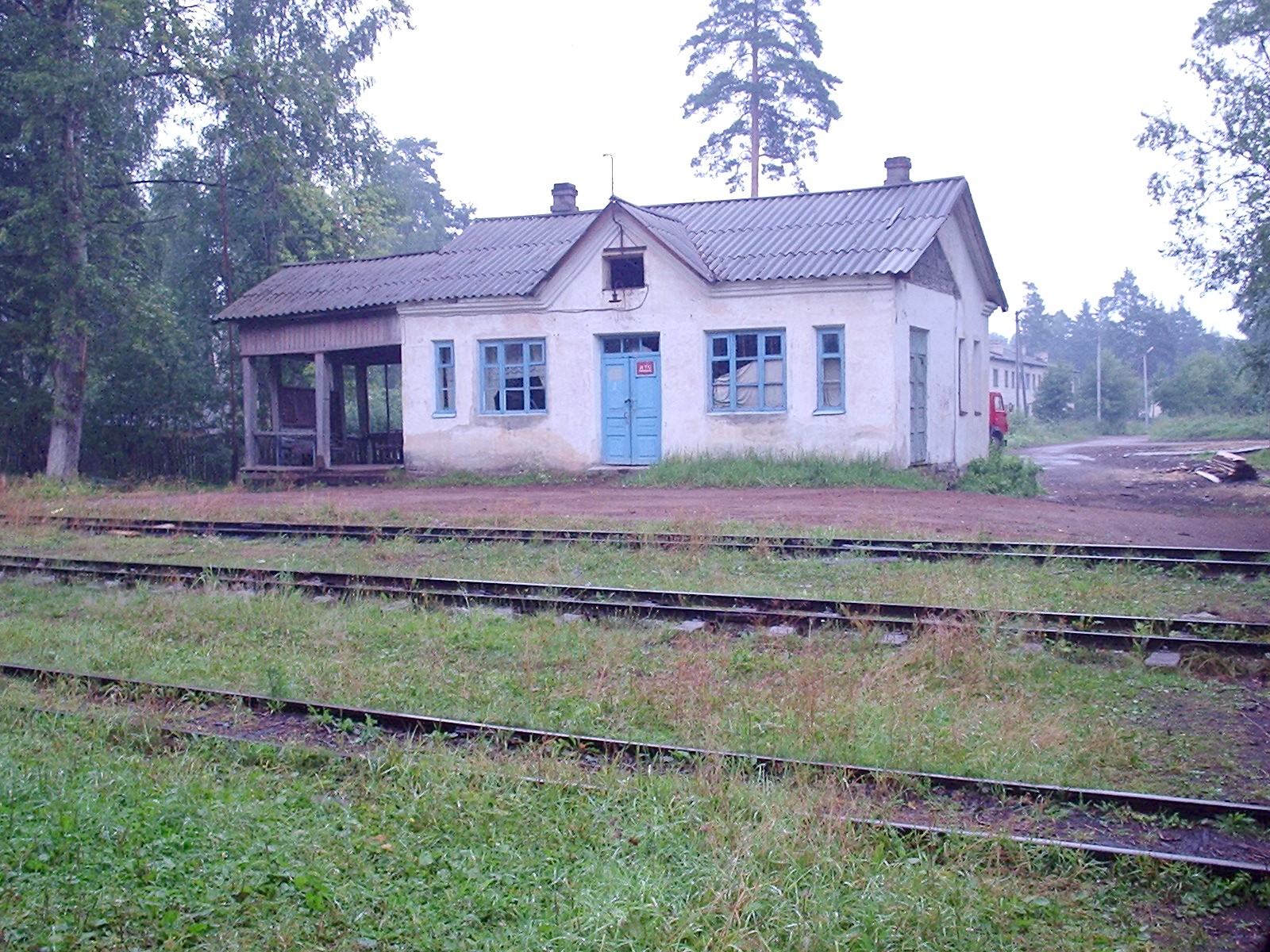 Узкоколейная железная дорога торфопредприятия «Ларьян»  - фотографии, сделанные в 2006 году (часть 6)