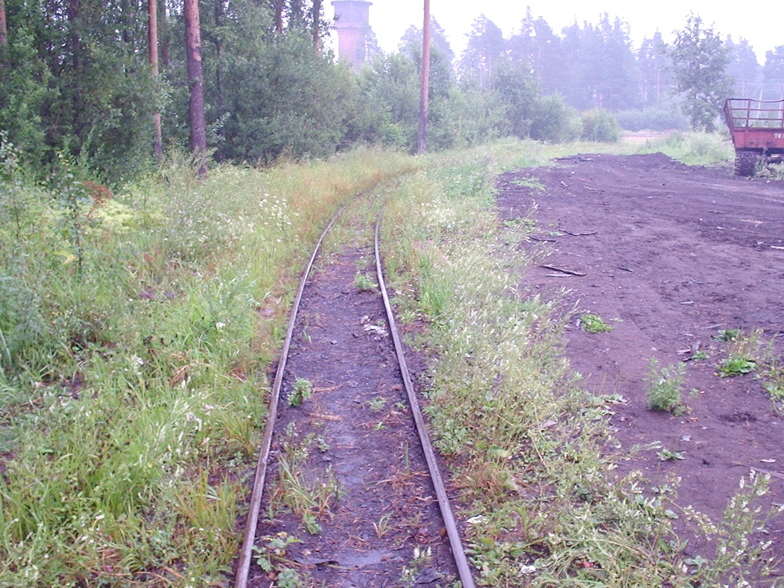 Узкоколейная железная дорога торфопредприятия «Ларьян»  - фотографии, сделанные в 2006 году (часть 2)