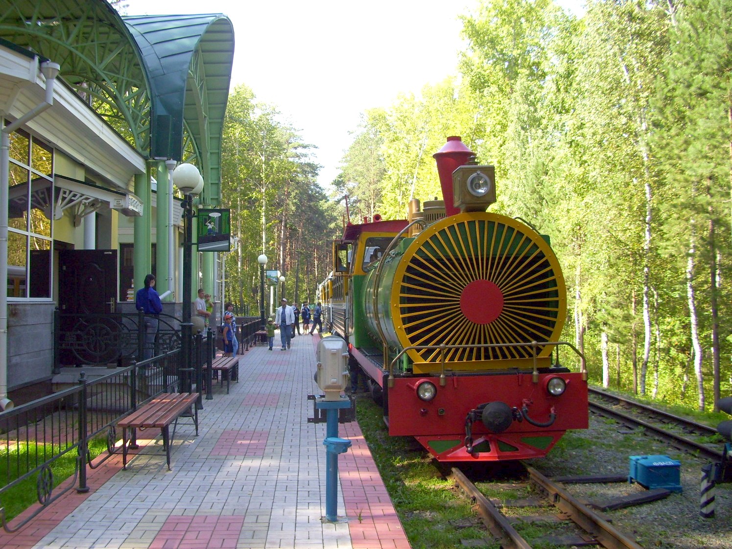 Малая Западно-Сибирская (Новосибирская) детская железная дорога  —  фотографии, сделанные в 2009 году (часть 3)