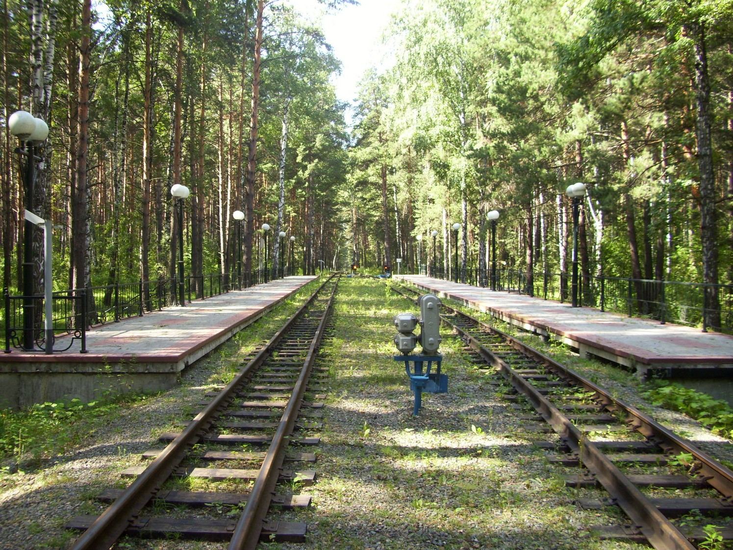 Детская железная дорога в новосибирске фото