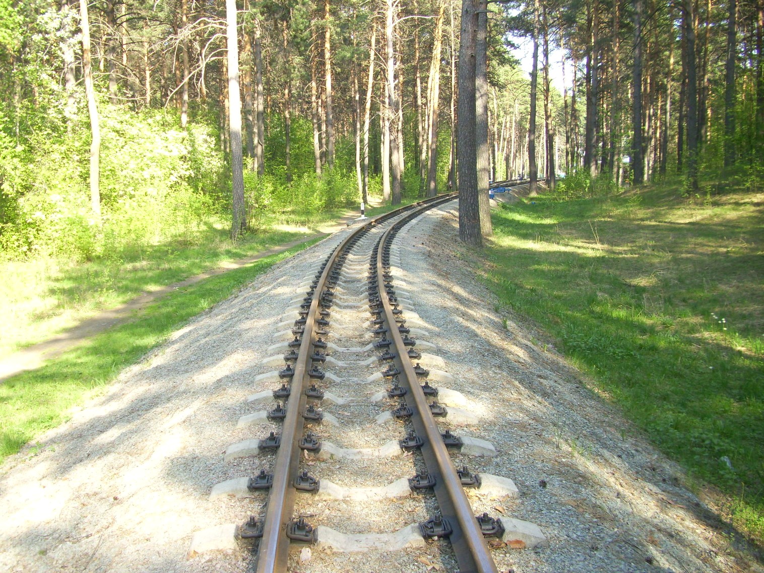 Детская железная дорога Курган открытие