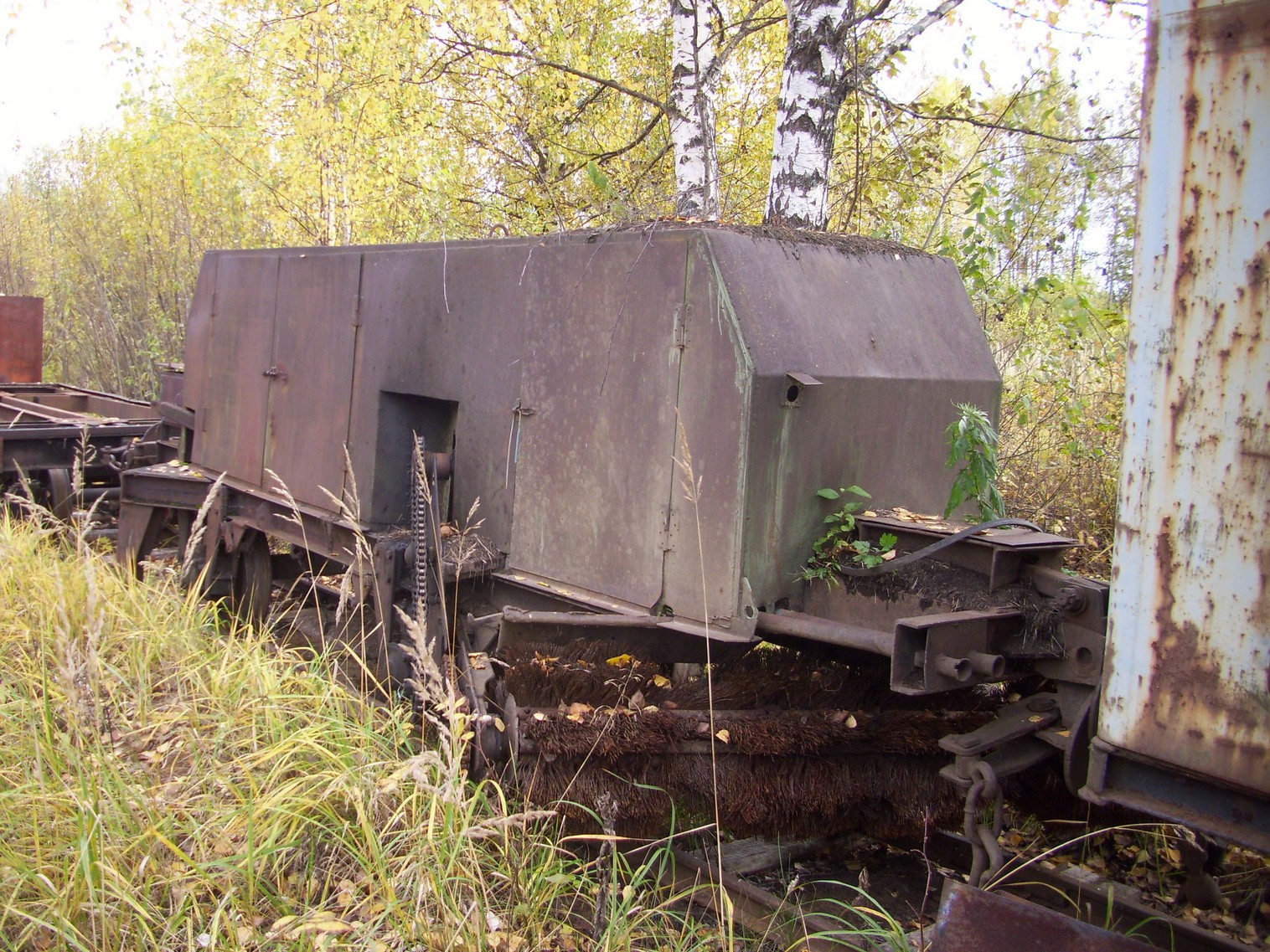Узкоколейная  железная дорога Гороховского торфопредприятия  —  фотографии, сделанные в 2011 году (часть 7)