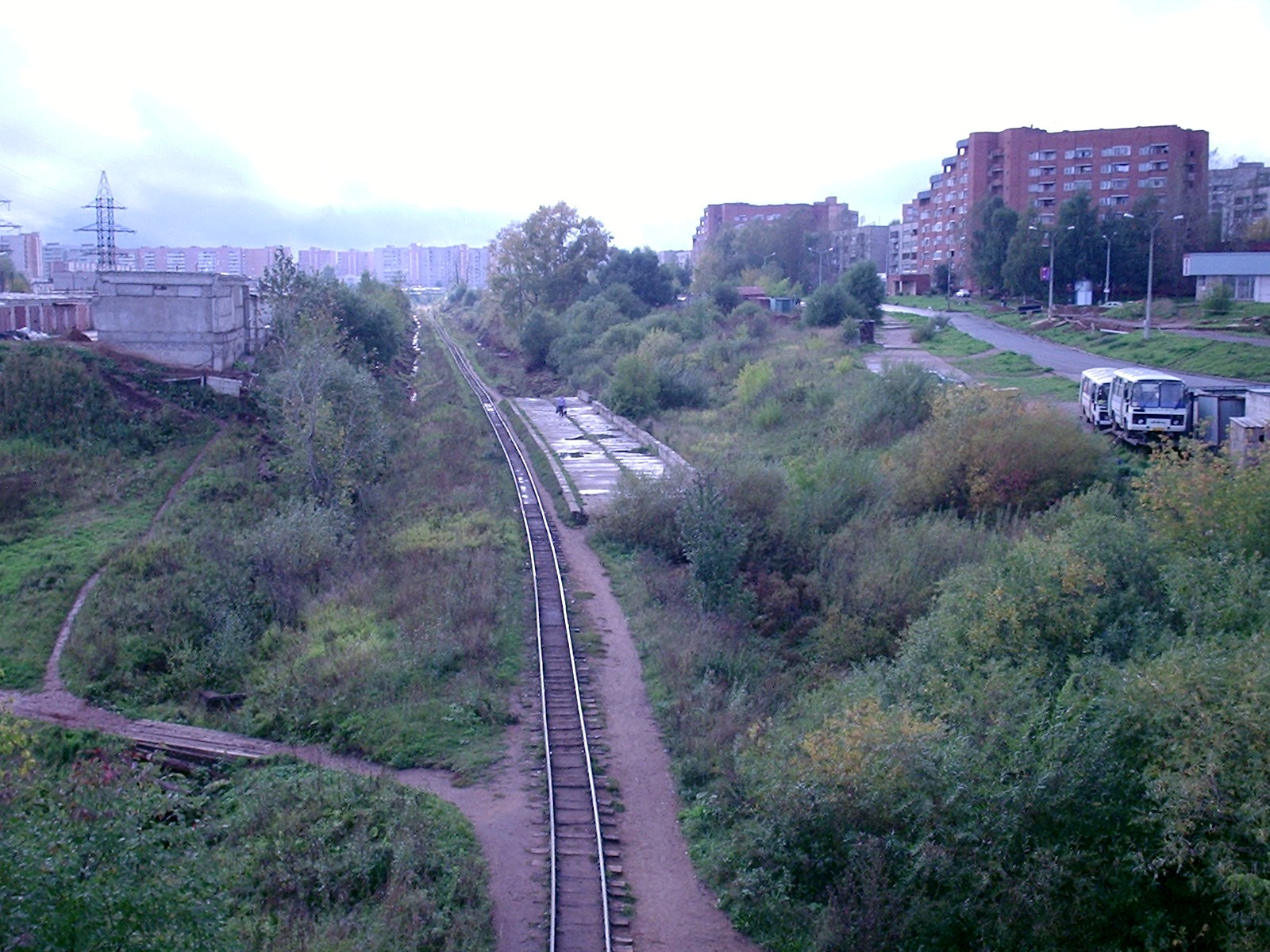 Узкоколейная железная дорога Каринского транспортного управления — фотографии, сделанные в 2006 году (часть 6)