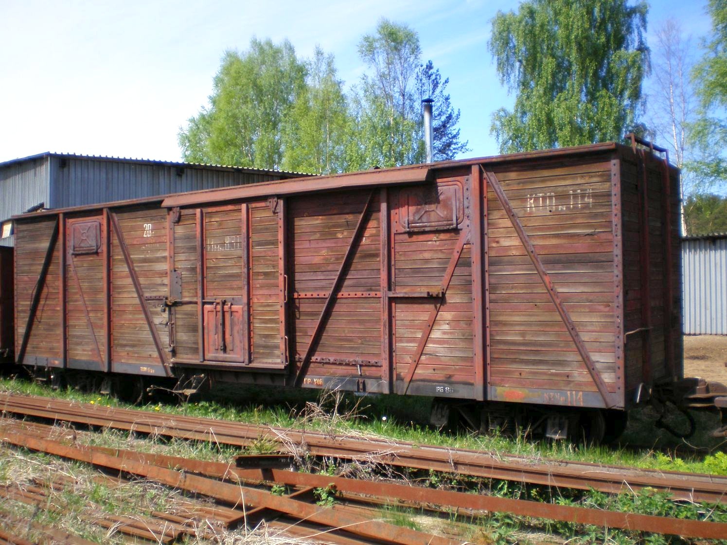 Узкоколейная железная дорога Каринского транспортного управления — фотографии, сделанные в 2008 году (часть 25)